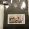 Image 1 : 1993  $5 IA22 Iowa Migratory Waterfowl Stamp with attached edge. Never signed or used, Mint conditio