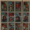 Image 2 : 21.5" x 29.5" "Set C 3-D Super Stars: Sheet of 1971 Xograph Hologram Football cards.