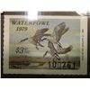 Image 2 : 1979 Missouri Number 1 Migratory Waterfall Stamp #100761, Mint, unsigned or used, originally valued 