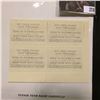 Image 2 : 1976 Line numbered Plateblock of four RW43 Federal Migratory Waterfowl $5 Stamps. Mint condition.