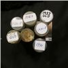 Image 2 : Solid Date rolls of circulated Lincoln Cents including 1918D, 19, 20, 21, 37, 55S, & 56 (7 rolls, ap