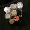 Image 2 : Solid Date rolls of circulated Lincoln Cents including 1926, 29S, 30S, 31, 48, 54S & a mixed roll, (