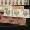 Image 2 : 1936 P, D, & S Buffalo Nickels, F-VF; "State of Wisconsin Fermented Malt Beverage Tax" Stamp; Iowa C