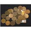 Image 2 : Group of (20) Old Indian Head Cents, mixed date and grades.
