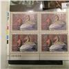 Image 1 : 1993 LL Line numbered Plateblock of four RW60 Federal Migratory Waterfowl $15.00 Stamps. EF.