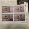 Image 1 : 1995 LR Line numbered Plateblock of four RW62 Federal Migratory Waterfowl $15.00 Stamps. EF.