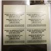 Image 2 : 2001 UL Line numbered Plateblock of four RW68 Federal Migratory Waterfowl $15.00 Stamps. EF.