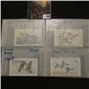 Image 1 : 1975, 1976, 1978, & 1981 Signed and Used Iowa Migratory Waterfowl Stamps.