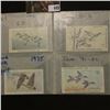 Image 2 : 1975, 1976, 1978, & 1981 Signed and Used Iowa Migratory Waterfowl Stamps.