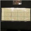 Image 2 : Plateblock of 8 Scott C23 Eagle and Shield 6 Cent Airmail Stamps Issued 1938, Mint condition.