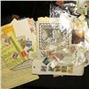 Image 1 : Mystic Stamps (5) pages of Foreign Stamps, A lot of Loose Stamps and Brochures.