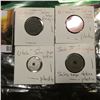Image 1 : Group of 4 Sales Tax tokens - includes 1 from state of Utah 1 - Washington State, 2 from Missouri