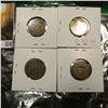 Image 2 : Group of 4 different merchant tokens - Crop & Son, Oxford NE., A. Moschenross, Columbus NE - JM Brun