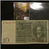 Image 1 : 10 Reichsmark German Currency piece 1924 - 1929 from the high inflation period of the 20's