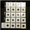 Image 2 : Sheet of 20 different Lincoln Cents 1929 D thru 1941, better grades, VF-MS red.