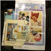 Image 1 : 2 Starter Stamp sets - mostly foreign cancelled Birds & Blooms, Space - lots of loose stamps to ente