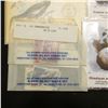 Image 2 : 3 First Day Covers - 2 cats from 1988, bird from 1977, Also 2 small envelopes of cancelled US Comm S