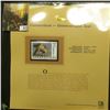 Image 1 : 1997 Connecticut $5 Waterfowl Stamp, Green-winged Teal, Mint, unused, in original holder with litera