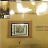 Image 2 : 1997 Montana $5 Waterfowl Stamp, Mallard Duck, Mint, unused, in original holder with literature.