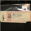 Image 1 : (7) 1886-90 Sight Drafts and checks from Alabama; & 1867 Indian Head Cent, Good. & 1868 Indian Head