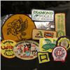 Image 1 : (10) Different Cloth Embroidered Advertising Patches including Hawkeyes, "Cargill Corn Plant", "Asgr