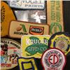 Image 2 : (10) Different Cloth Embroidered Advertising Patches including Hawkeyes, "Cargill Corn Plant", "Asgr