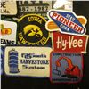 Image 2 : (12) Different Cloth Embroidered Advertising Patches including Hawkeyes, "Hawarden Centennial 1887-1