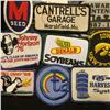 Image 3 : (12) Different Cloth Embroidered Advertising Patches including Hawkeyes, "Hawarden Centennial 1887-1