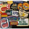 Image 3 : (25) more Different Cloth Embroidered Advertising Patches. This is the beginning of a sale of cloth 