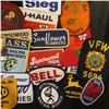 Image 2 : (50) more Different Cloth Embroidered Advertising Patches. This is the beginning of a sale of cloth 