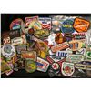 Image 1 : (100) more Different Cloth Embroidered Advertising Patches. This is the beginning of a sale of cloth