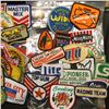 Image 2 : (100) more Different Cloth Embroidered Advertising Patches. This is the beginning of a sale of cloth