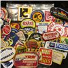 Image 2 : More than(120) Different Cloth Embroidered Advertising Patches. This is the beginning of a sale of c