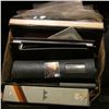 Image 1 : Large box full of Coin & Stamp Supplies, Plastic Pages, Note books, etc.