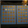 Image 3 : 1941-74 Complete Set of Lincoln Cents in a blue Whitman folder, No 1970 S small date.
