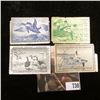 Image 1 : 1949 RW16, signed; 1952 RW19, signed; 1956 RW23, signed; 1958 RW25, Unsigned, No Gum Federal Migrato