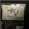 Image 2 : 1951 Two Dollar Federal Migratory Bird Hunting Stamp, Signed by Artist Maynard Reece, no gum, Scott 