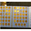 Image 3 : 1909-40 Partial set of United States Lincoln Cents in a Whitman folder. Includes several of the rari