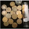 Image 2 : (20) Mixed Date & Grade Indian Head Cents, no culls. Stored in a plastic tube.
