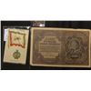 Image 1 : Silk Flag from Persia & 1919 Poland 1000 Zloty over-sized Banknote.