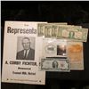 Image 1 : Political Sign "For Representative A. Corby Fichter, Sr. Democrat Fremont-Mills District Your Vote a
