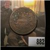Image 2 : 1805 U.S. Large Cent, planchet flaw to right of nose on obverse, otherwise near VF.