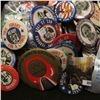 Image 2 : Nice collection of Old Political Pin-backs; superball with inside "Chicago Cubs Willie Smith Outfiel