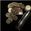 Image 1 : (34) 1954 P Jefferson Nickels in Gem BU condition, stored in a plastic tube.