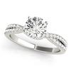 Image 1 : 1.3 CTW Certified VS/SI Diamond Solitaire Ring 18K White Gold - REF-390M2F - 27885