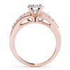 Image 2 : 1.4 CTW Certified VS/SI Diamond Solitaire Ring 18K Rose Gold - REF-382T5X - 27610