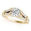 Image 1 : 1 CTW Certified VS/SI Diamond Solitaire Antique Ring 18K Yellow Gold - REF-214M2F - 27293