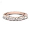 Image 2 : 2.10 CTW VS/SI Diamond Art Deco Eternity Eternity Ring 18K Rose Gold - REF-161M8F - 37212