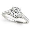 1.46 CTW Certified VS/SI Diamond Solitaire Ring 18K White Gold - REF-373X6T - 27573