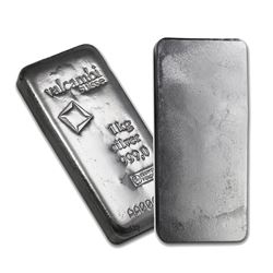 One piece 1 kilo 0.999 Fine Silver Bar Valcambi with Assay-86730